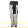 Velilla Pantalon Bicolor Canvas Stretch Con Bolsillos Flotantes Gris Negro Talla S-XXL