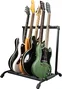 FRAMEWORKS Rack pliable et rétractable pour 5 guitares, support en acier noir, 609,6 x 546,1 x 673,1 mm