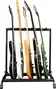 FRAMEWORKS Rack pliable et rétractable pour 5 guitares, support en acier noir, 609,6 x 546,1 x 673,1 mm