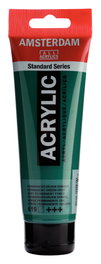 Amsterdam Standard Series Peinture Acrylique Vert Permanent Foncé 619, 120 ml