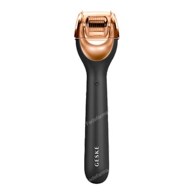 Geske Rouleau facial à micro-aiguilles 9 en 1 Smart App Guided noir