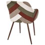 Home Deco Factory SILLA BUTACA PATCHWORK SCOTT