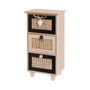 BigBuy Home Boîte à bijoux HEARTS Blanc Noir Naturel