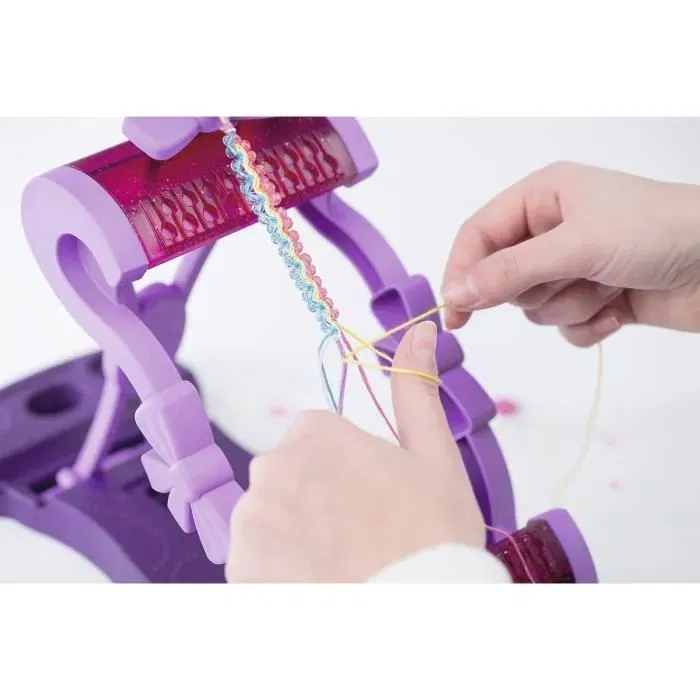 Ravensburger - Métier à Tisser Bracelets pour Enfants Dès 8 Ans - Loisir Créatif DIY - Coffret Complet pour Créer des Bracelets Tissés et à Perles