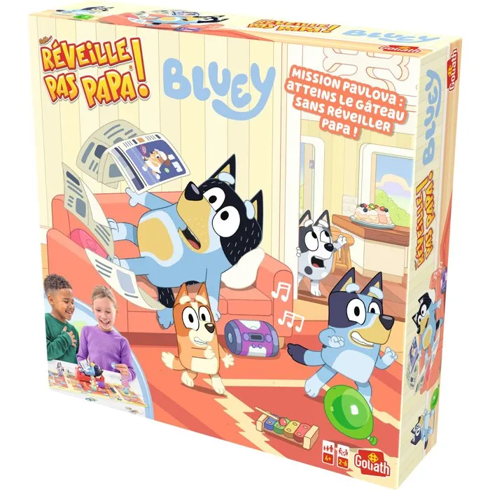 Goliath Réveille pas papa Bluey Goliath Réveille pas papa Bluey
