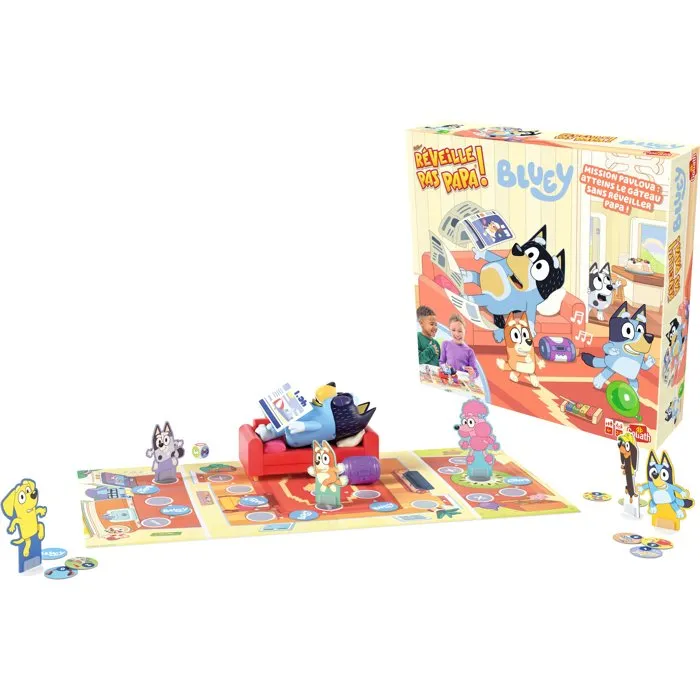 Goliath Réveille pas papa Bluey Goliath Réveille pas papa Bluey