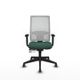 Piqueras y Crespo Chaise de Bureau Horna Vert Bouteille et Blanc