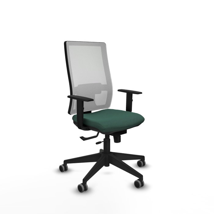 Piqueras y Crespo Chaise de Bureau Horna Vert Bouteille et Blanc Piqueras y Crespo Chaise de Bureau Horna Vert Bouteille et Blanc