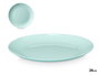 Vivalto Assiette Plate Ronde Opal Vert 24 cm (Set de 24)