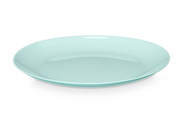 Vivalto Assiette Plate Ronde Opal Vert 24 cm (Set de 24)