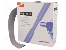 HELLERMANNTYTON Gaine thermorétractable 25,4mm 2:1 Gris 5m