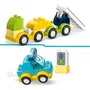 LEGO DUPLO 10474 My First Les Véhicules Créatifs - Jeu de Construction Créatif avec Blocs pour Enfants Garçons et Filles dès 1 an