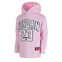Sweat-shirt à capuche fille Jordan Jordan Hbr Flc Po Hoodie Rose 8-10 ans