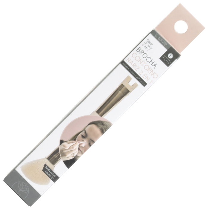 Cosmetic Club Brocha Contorno Nariz 2 en 1