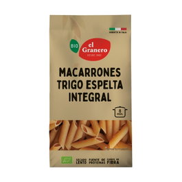El Granero Integral Macarrons de petit épeautre intégral bio 500g (Lot de 12) lifetme
