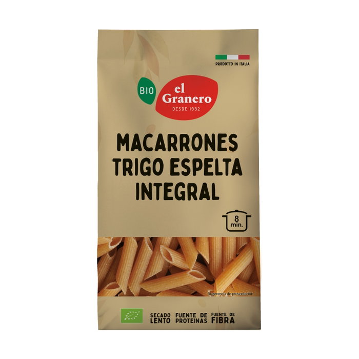 El Granero Integral Macarrons de petit épeautre intégral bio 500g (Lot de 12) lifetme El Granero Integral Macarrons de petit épeautre intégral bio 500g (Lot de 12) lifetme