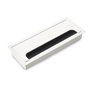 Emuca Passe-câbles de table Quadrum rectangulaire 269x80mm blanc
