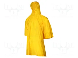 LAHTI PRO Imperméable Poncho Jaune avec Capuche