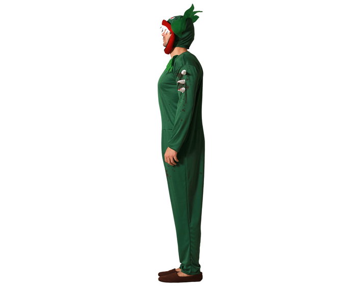 Atosa Déguisement Plante Carnivore Verte avec Capuche et Feuilles pour Adulte Atosa Déguisement Plante Carnivore Verte avec Capuche et Feuilles pour Adulte