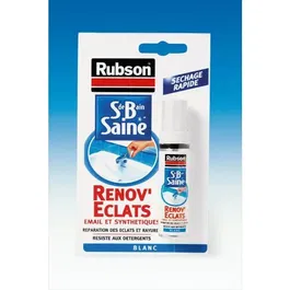 Rubson - Rénov'éclats - Mastic d'étanchéité pour sanitaire, salle de bain et cuisine - 12 ml