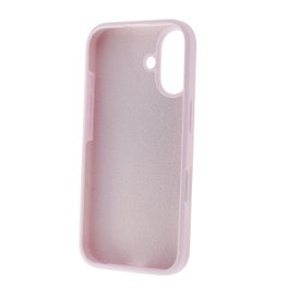 Muvit Coque Recycletek Silicone Liquide Rose pour iPhone 16