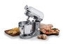 Ariete 1589/01 Robot de Cuisine Multifonction 5.5L Blanc - Bol Inox 1600W, 11 Vitesses, avec Accessoires pour Pétrir, Mélanger et Battir