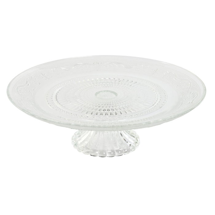 Assiette plate Home ESPRIT Transparent Verre 29 x 29 x 9,2 cm Assiette plate Home ESPRIT Transparent Verre 29 x 29 x 9,2 cm