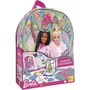 Liscianigiochi Sac à dos Barbie Fashion - Activité créative avec stylisme, coloriage et stickers - À partir de 4 ans