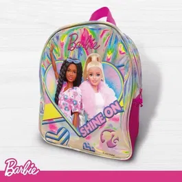 Liscianigiochi Sac à dos Barbie Fashion - Activité créative avec stylisme, coloriage et stickers - À partir de 4 ans