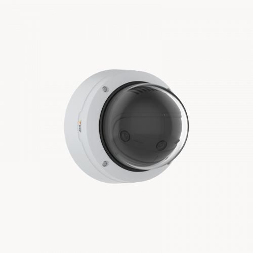AXIS Caméra IP P3818-PVE 13MP - Vue panoramique 180° avec montage double pour couverture 360°, audio et cybersécurité intégrées