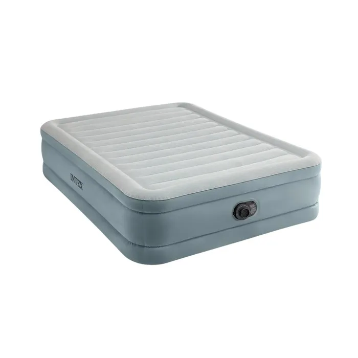 Intex Matelas gonflable Premium Comfort 2 personnes avec gonflage électrique intégré Intex Matelas gonflable Premium Comfort 2 personnes avec gonflage électrique intégré