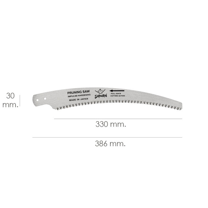 SAMURAI Lame de rechange pour scie C-330 / W-330 mm