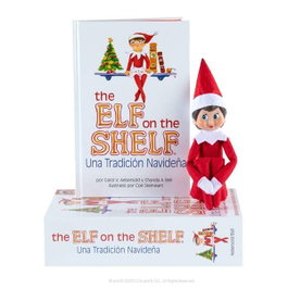 Cefa Coffret Livre de Contes et Poupée Articulée Elfe Fille The Elf On The Shelf