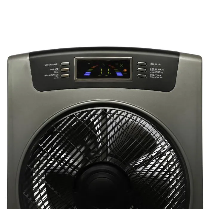 Oceanic - Rafraîchisseur d'air 4 en 1 sans évacuation - Ventilateur, brumisateur, purificateur et humidificateur - 90W - Télécommande