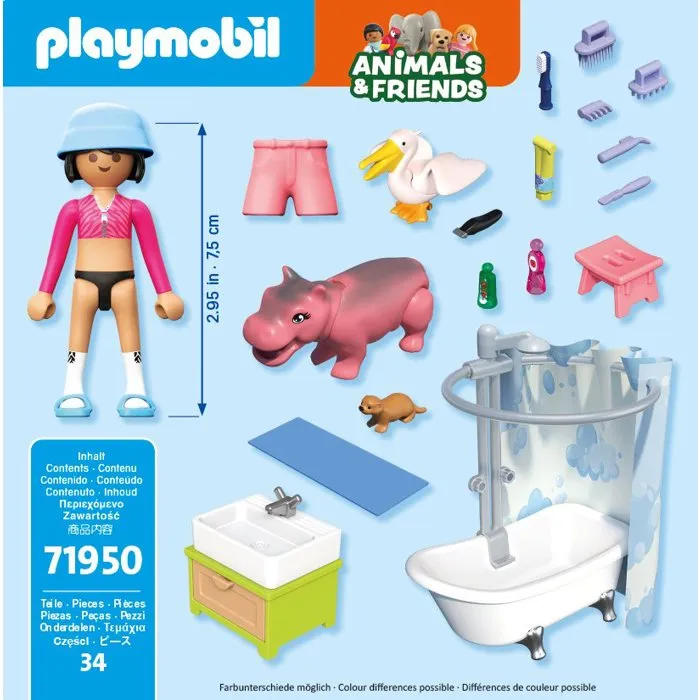PLAYMOBIL L'heure du bain des animaux 71950 PLAYMOBIL L'heure du bain des animaux 71950