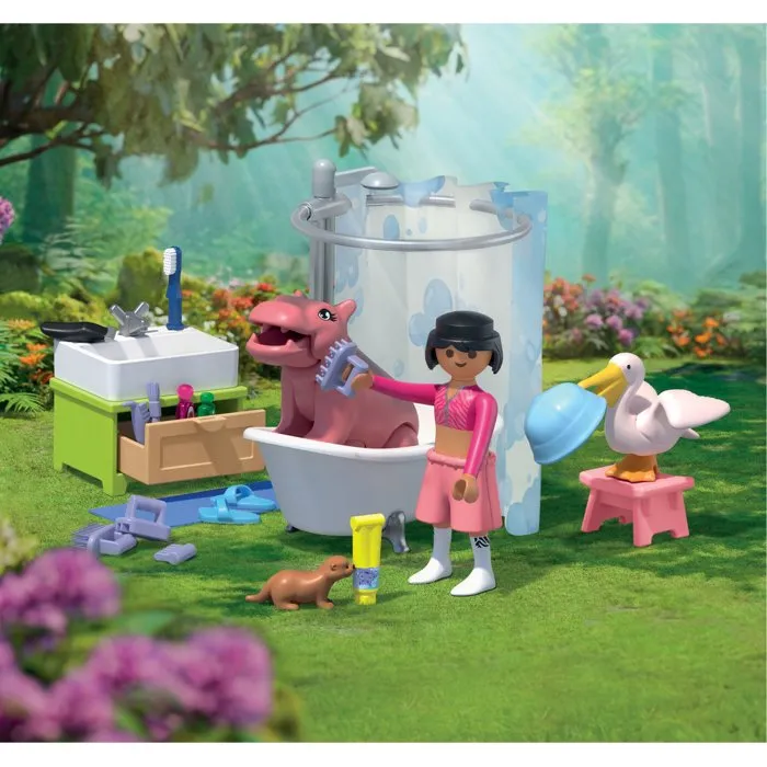 PLAYMOBIL L'heure du bain des animaux 71950 PLAYMOBIL L'heure du bain des animaux 71950