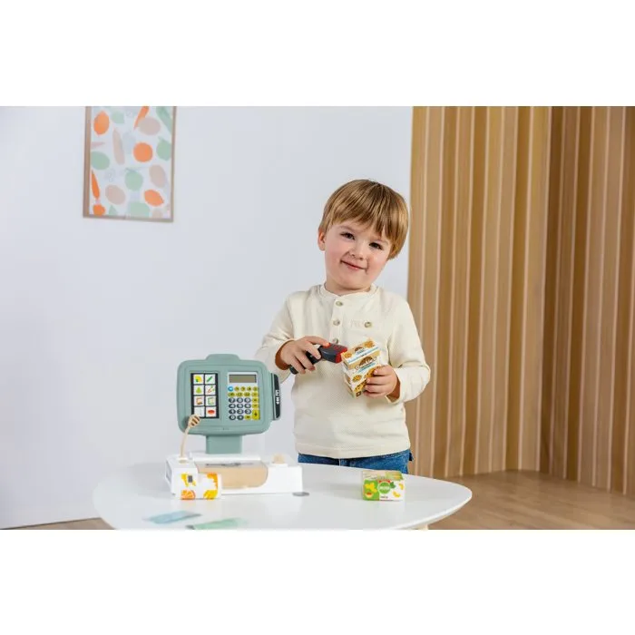 Smoby Grande Caisse Enregistreuse avec 30 accessoires