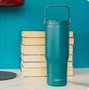 QUOKKA Verre isotherme Core Midnight Green 860 ml avec poignée