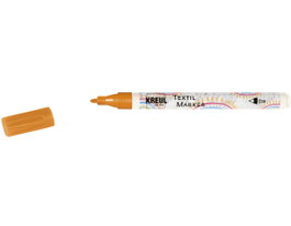 Kreul Marqueur pour textile translucide orange pointe balle 1-2mm