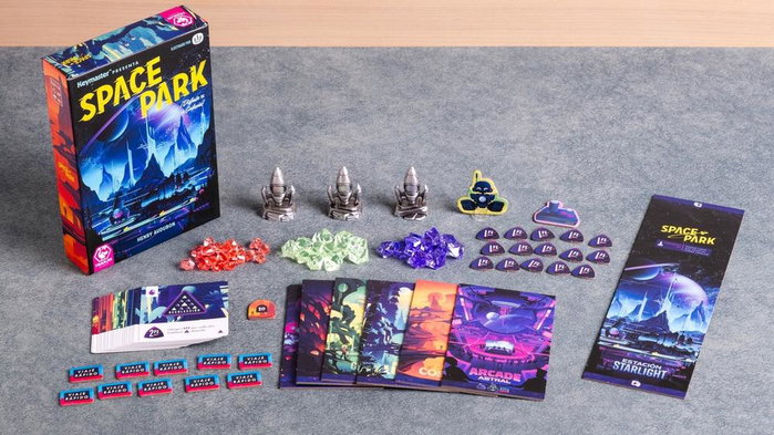 Tranjis Games SL Jeu de société Space Park – Stratégie 1-4 joueurs dès 14 ans – 30 min