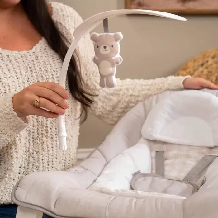 Hamac pour Bébé Ingenuity Blanc Gris