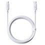 Baseus Silky Series Câble de charge USB-C vers USB-C 100W, 2m, blanc