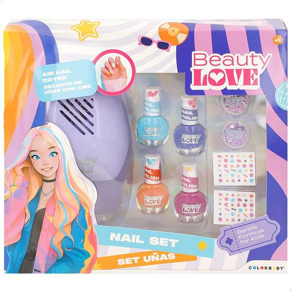 Color Baby Set de Maquillage de Ongles avec Séchoir Électronique Color Baby Set de Maquillage de Ongles avec Séchoir Électronique