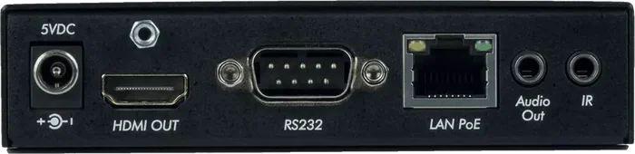 Muxlab Récepteur HDMI H.264/H.265 PoE Extension Signal HDMI sur IP