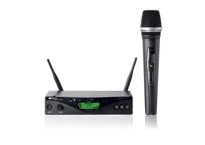 AKG Système sans fil UHF Band 10 avec microphone C5 et récepteur AKG Système sans fil UHF Band 10 avec microphone C5 et récepteur