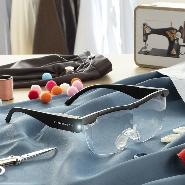 Lunettes Loupe avec LED Glassoint InnovaGoods Lunettes Loupe avec LED Glassoint InnovaGoods
