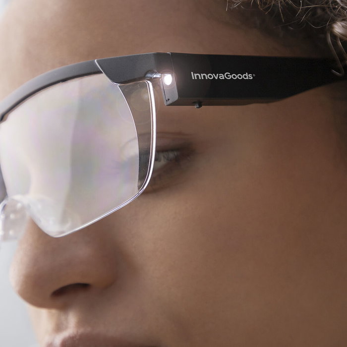 Lunettes Loupe avec LED Glassoint InnovaGoods Lunettes Loupe avec LED Glassoint InnovaGoods