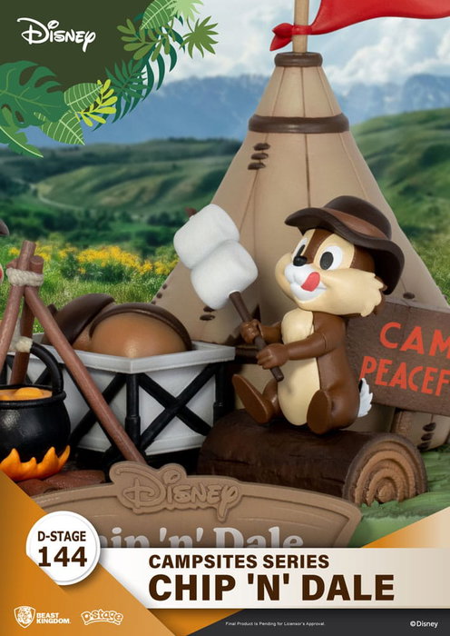 Disney diorama PVC D-Stage Campsite Series Chip & Dale 10 cm Disney diorama PVC D-Stage Campsite Series Chip & Dale 10 cm