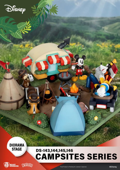Disney diorama PVC D-Stage Campsite Series Chip & Dale 10 cm Disney diorama PVC D-Stage Campsite Series Chip & Dale 10 cm