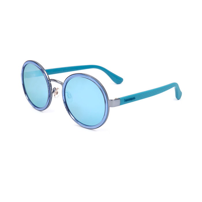 Havaianas MVU 145 mm Lunettes de soleil BALNEARIO pour femmes Monture métallique ronde Verres UV400 Protection UVA/UVB Catégorie 3 Havaianas MVU 145 mm Lunettes de soleil BALNEARIO pour femmes Monture métallique ronde Verres UV400 Protection UVA/UVB Catégorie 3
